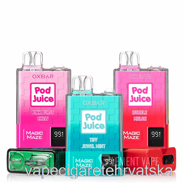 Vape Cigarete Oxbar Magic Maze Pro 10000 Jednokratni Prozirni Safir - Sok Od Mahuna